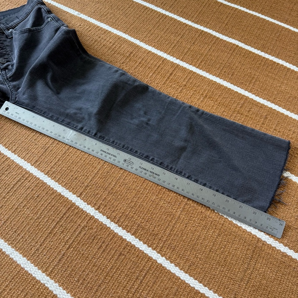 Madewell Cali Demi-Boot Faded Black Denim Jeans Size 26 - Picture 6 of 8